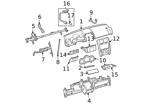 Instrument Panel for 2005 Scion tC #0