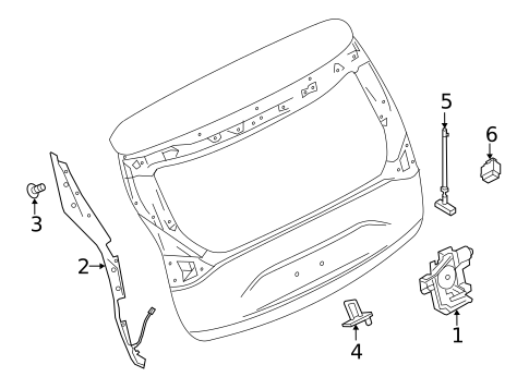 Lock & Hardware for 2016 Nissan Murano #2