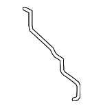 99162866900 - Body: Washer Hose for Porsche: 718 Boxster, 718 Cayman, 718 Spyder, 911, Boxster, Cayman Image
