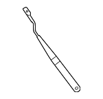 99162812103 - Body: Wiper Arm for Porsche: 718 Boxster, 718 Cayman, 718 Spyder, 911, Boxster, Cayman Image