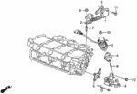 92900080190B - Engine: BOLT, STUD (8X35) for Acura Image image