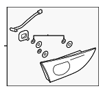 BGKM513F0B - : Backup Lamp Assembly for Mazda Image