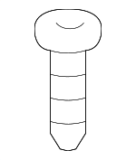 XR818117 - Body: Ashtray Screw for Jaguar: Super V8, Vanden Plas, XJ8, XJR Image