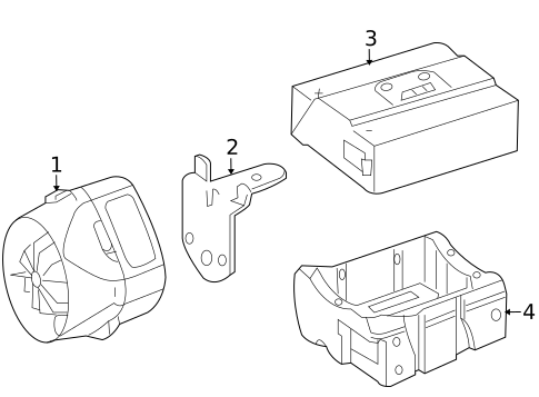 Anti-Theft Components for 2009 Smart Fortwo #0