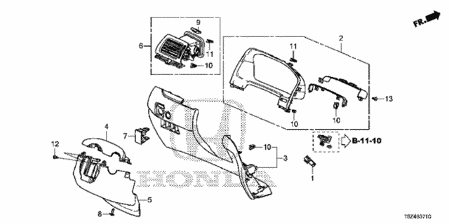 Instrument Panel Garnish (Driver Side) for 2017 Honda Ridgeline #0
