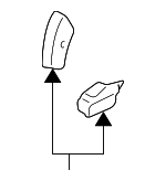 3L2Z7861349BAD - Body: Seat Back Recliner Adjustment Mechanism Cover for FORD Image