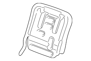 6L2Z78613A39DA - Body: Seat Back Frame for Ford Image