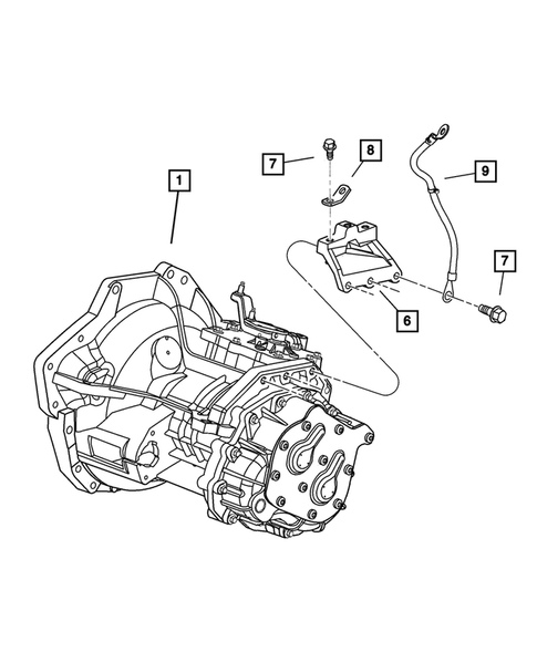 Transaxle Assembly for 2002 Dodge Stratus #0