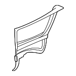 21569096259C29 - Body: Lower Quarter Trim for Mercedes-Benz Image