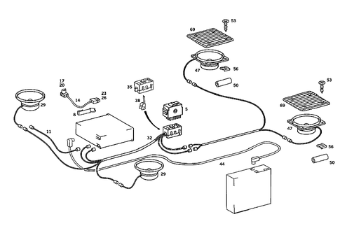 Radio Accessories for 1988 Mercedes-Benz 190E #2