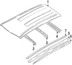 6311113070 - Body: Roof Panel for Toyota Image