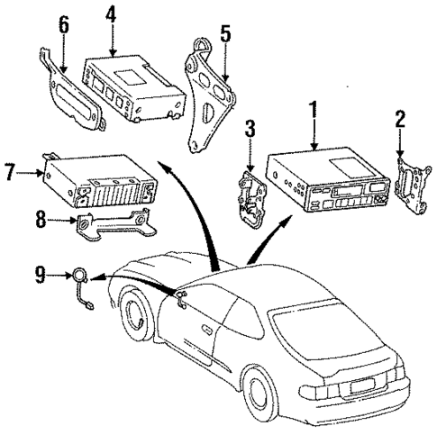 Sound System for 1998 Toyota Celica #0
