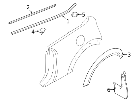 Exterior Trim - Quarter Panel for 2013 Mini Cooper #0