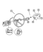 YS911L8AI - : Driver Air Bag for Chrysler: Voyager Image