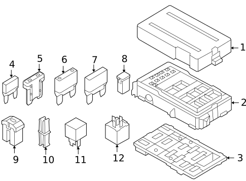 Flasher Units, Fuses, & Circuit Breakers for 2014 Ford F-150 #2