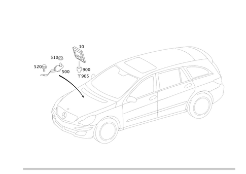 Wiring Harness for Semi-Active Air Suspension for 2008 Mercedes-Benz R320 #0