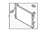 253103S051 - : Radiator for Kia: Optima Image