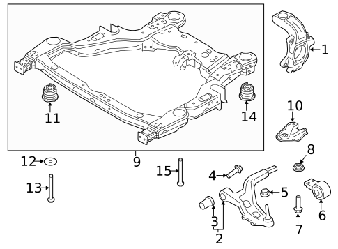 Suspension Components for 2019 Ford Taurus #0
