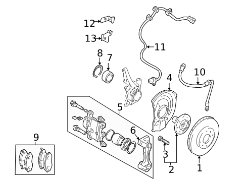 Disc Pads & Brake Shoes for 2005 Mitsubishi Outlander #0