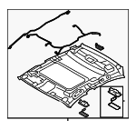 BABJ6803Z75 - Body: Headliner for Mazda: 3 Image