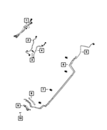 68166781AA - Fuel: Fuel Line Shield for Mopar Image