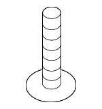 W716824S442 - Fuel System: Tank Strap Bolt for Ford: Edge, Escape, Mustang | Lincoln: MKC, MKX, Nautilus Image