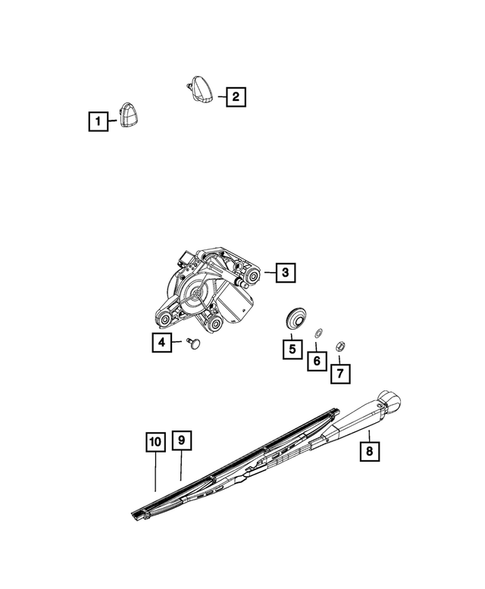 Wiper and Washer System for 2015 Ram ProMaster City #2