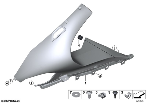 Motorcycle Trim Section, Windshield for 2022 BMW-Motorrad M 1000 RR #11