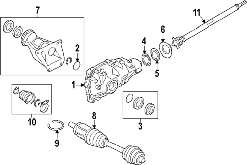 Carrier & Front Axles for 2023 BMW XM #0