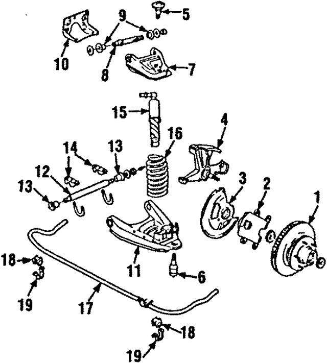 3842895 - Suspension: Upper Shaft Bushing for GM Image