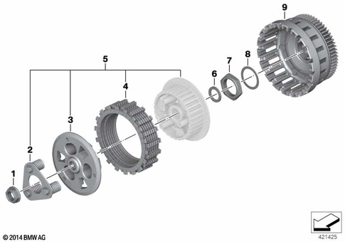 Clutch with Clutch Plate for 2018 BMW-Motorrad R 1250 RT #0