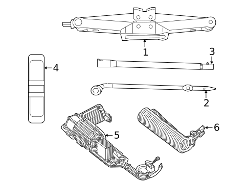 Jack & Components for 2024 Jeep Wagoneer L #0