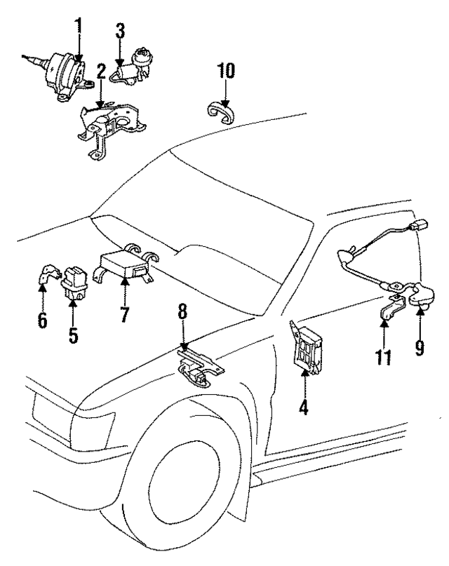 827111411083 - : ABS Sensor Clamp for Toyota Image