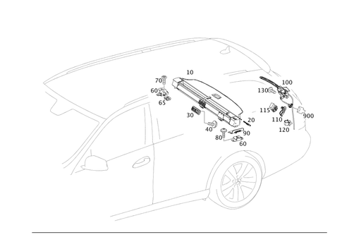 Twin Roller Blinds for 2006 Mercedes-Benz E350 #0