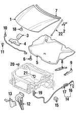 88894533 - Body: Hood for Pontiac: Grand Prix Image
