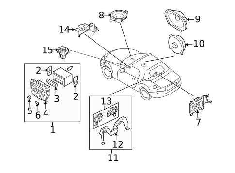 Sound System for 2011 Mazda MX-5 Miata #0