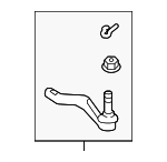 4546059095 - Steering: Outer Tie Rod for Lexus: LS460, LS600h Image