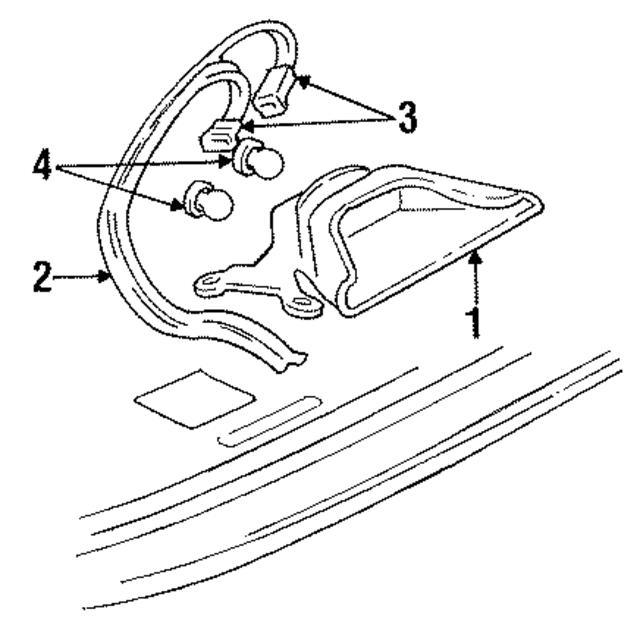 5978067 - Electrical: High Mount Lamp for GM Image
