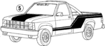 4504500 - Body: Decal for Mopar Image