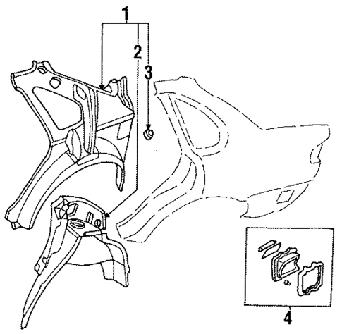 Inner Structure for 1999 Subaru Legacy #0