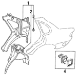51510AC281 - : Inner Quarter Panel, Passengers Side VIN Required for Subaru Image