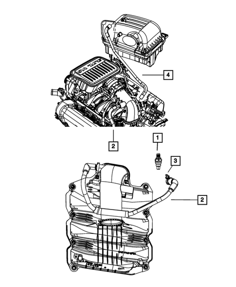 Crankcase Ventilation for 2008 Jeep Liberty #0