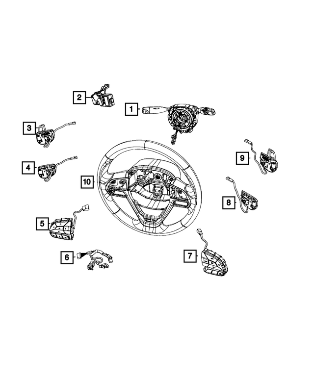 68378975AA - Electrical: Speed Control Switch for Mopar Image