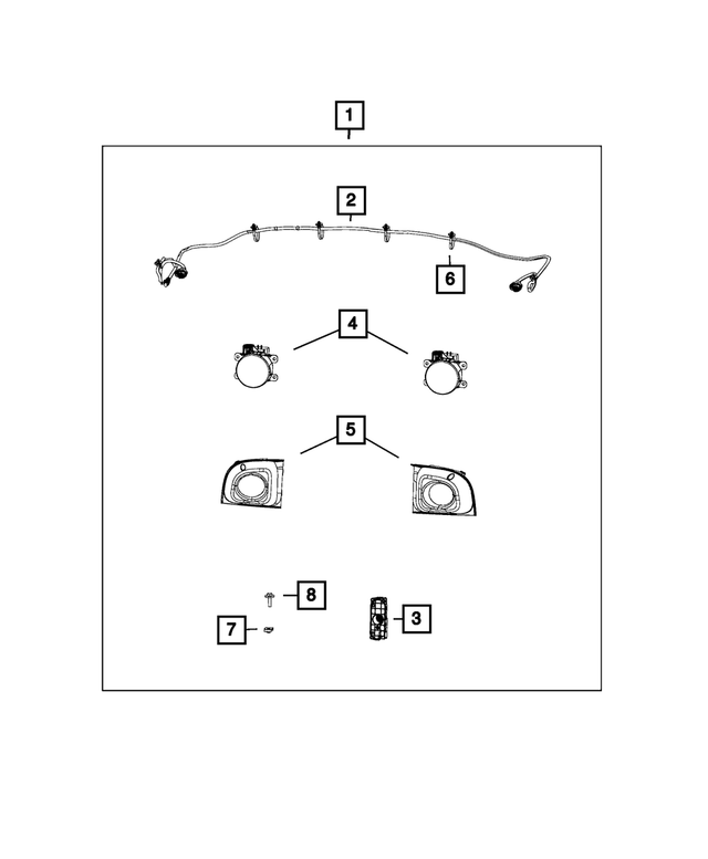 68073566AA - Mopar Accessories - Component Parts: U-nut for Mopar Image