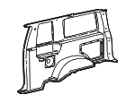F87Z9831012AAA - Body: Quarter Trim for Ford: Explorer, Explorer Sport Image