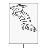 64340STKA01ZZ - Body: Pillar Reinforced for Acura: RDX Image