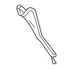 80F810257STL - Body: Rear Gutter for Audi Image