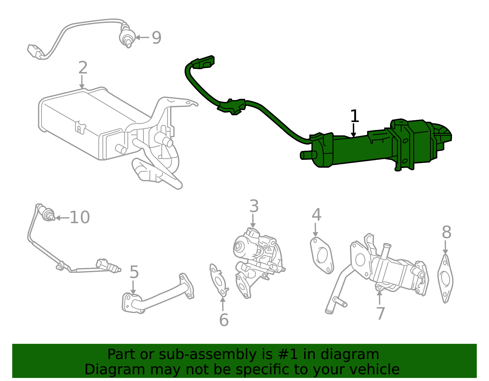 2012-2017 Toyota Prius V Vapor Canister 77730-47040 | OEM Parts Online