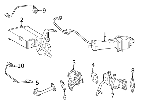 Emission Components for 2017 Toyota Prius V #0