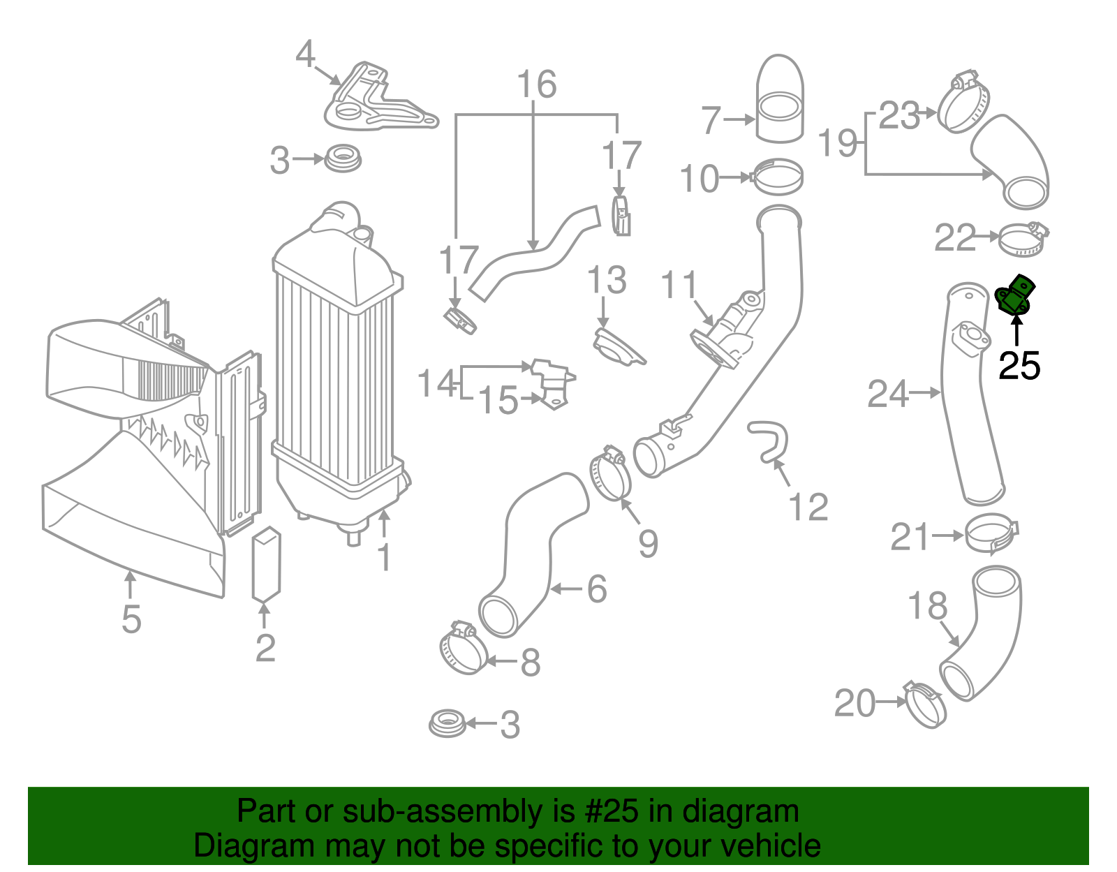 Genuine OEM Boost Pressure Sensor 39300-84400 For Hyundai & Kia Models – Replaces 393002G000